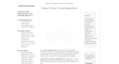 Desktop Screenshot of crystalsingingbowls.com